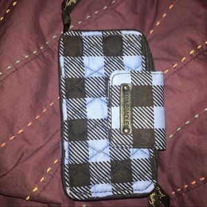 Blue and Black Vera Bradley Wallet